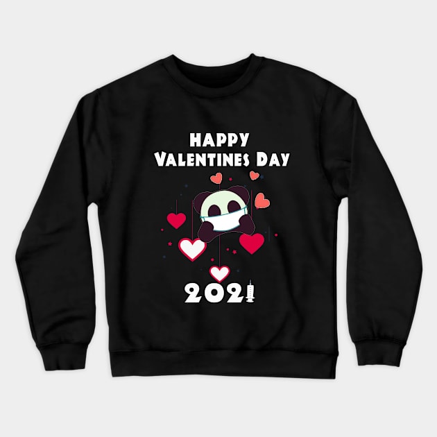 happy valentines day 2021 Crewneck Sweatshirt by DesStiven